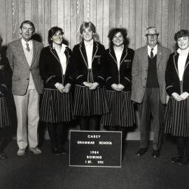 Girls 1st VIII Rowing, 1984