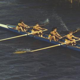 Rowing girls 2nd four, 1982