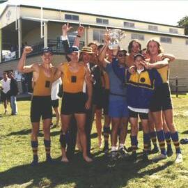 Rowing crew with Ross Millikan