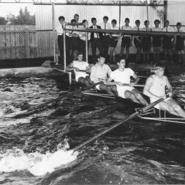 Rowing training pool, 1966