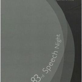83rd Speech Night Programme, 2005
