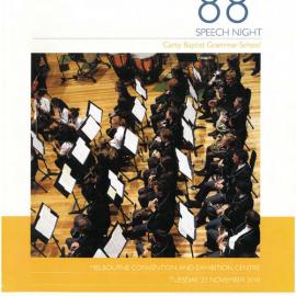 88th Speech Night Programme, 2010