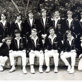 Cricket First XI, 1971