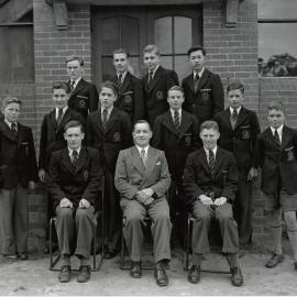 Swimming team, 1952