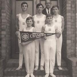 Gymnastics U16 Novice champion team, 1965