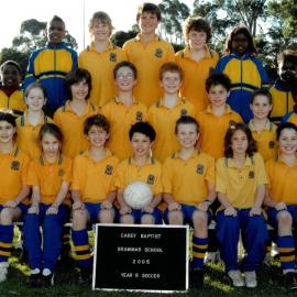 Year 5 soccer team, 2005