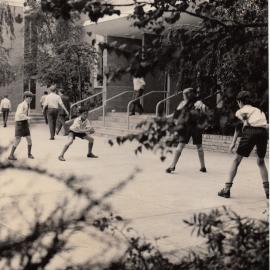 Handball in the Quad, 1968