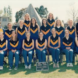 First XVIII girls' football team, 1996