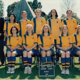 Girls' hockey team, 1996