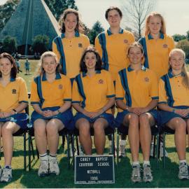 Netball team, 1996