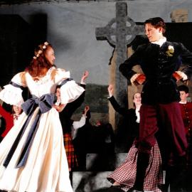 Scene from Senior School musical 'Brigadoon', 1995
