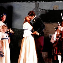 Scene from Senior School musical 'Brigadoon', 1995