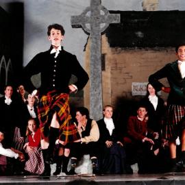 Scene from Senior School musical 'Brigadoon', 1995