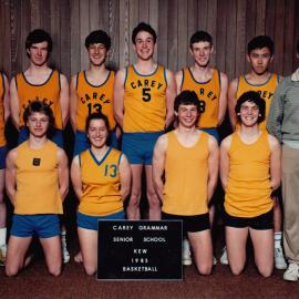 Basketball team, 1983