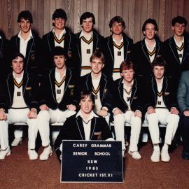 Cricket 1st XI, 1983