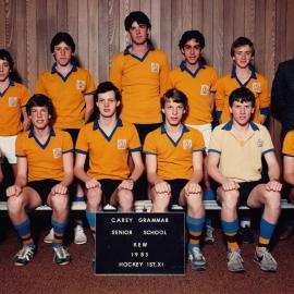 Hockey 1st XI, 1983