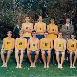 Boys' Rowing First VIII, 1986