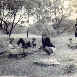 Lunch by the river, 1960s