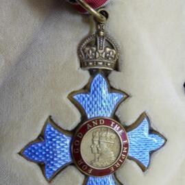 Alfred Mellor's CBE medal, 1966