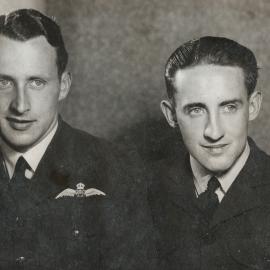 Brian and Roger Eaton in uniform, 1930s