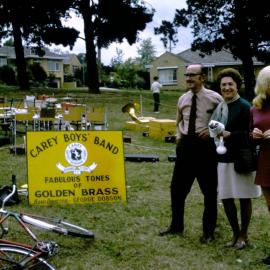 George Dobson with wife and daughter, 1970