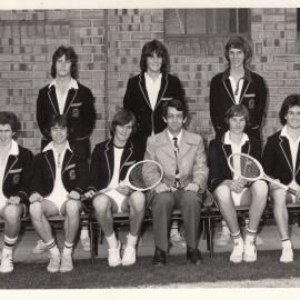 Tennis team, 1976