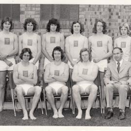 Rowing team, 1975