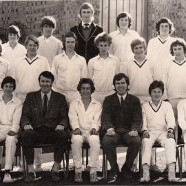 Under 15 cricket team, 1970