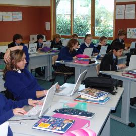Interior classroom scene, 2005