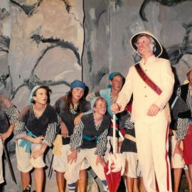 Scene from Senior School musical 'Pirates of Penzance', 1987