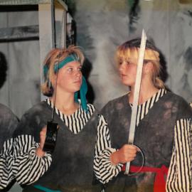 Scene from Senior School musical 'Pirates of Penzance', 1987