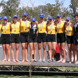 Rowing girls' 1st VIII, 2004