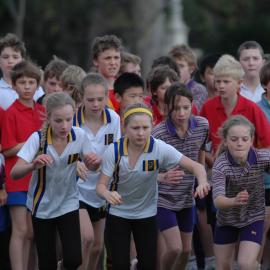 Junior School Donvale competing in interschool sports, 2011