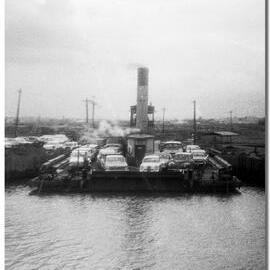 The Williamstown to Port Melbourne short road car ferry, 1967
