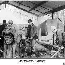 Year 9 camp at Kinglake, 1969