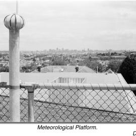 View of the city from the meteorological platform, 1969