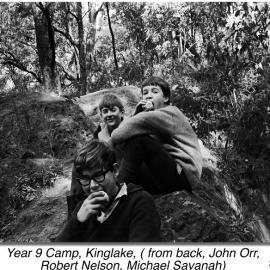 Year 9 camp at Kinglake, 1969