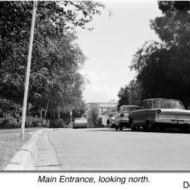 Main entrance looking north, 1969