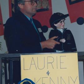 Reverend Laurie Barton and Kenny, 1990s