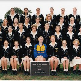 Girls' swimming squad, 2000
