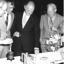 Arnold Wilcox, Don Axup, Arthur Sandell and Eric Stevens, 1979