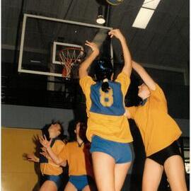Girls' basketball match, 1988 