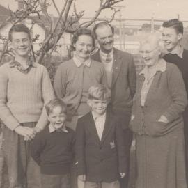 Arthur, his sons Rylice, Ian and Duncan, 1960s