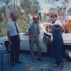 Don Brown with Tas Boucher and John Bradford, circa 1990