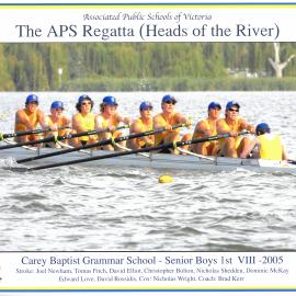 Senior boys 1st eight, 2005