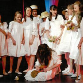 Scene from Middle School play 'The Secret Garden', 2007