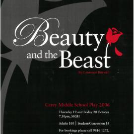 'Beauty and the Beast' promotional poster, 2006