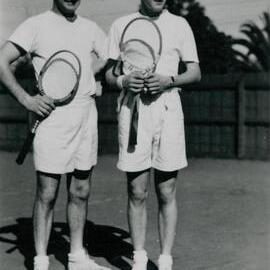 Tennis players, 1950s