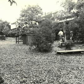Junior School playground, circa 1977