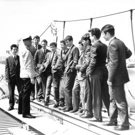 German students trip to M. V. Blumenthal, 1963